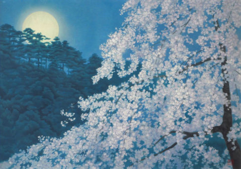 Cherry Blossoms at Dusk — Kaii Higashiyama